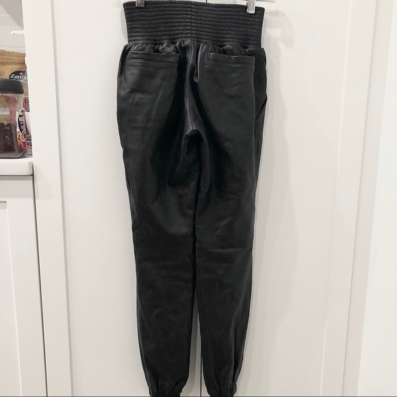 Real leather joggers style pants butter soft XXS - Picture 5 of 7